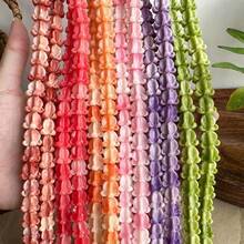 20pcs/10pcs/5pcs Set Crown Flower Beads Lily Of The Valley, 12mm Hawaiian Series Crown Flower, Resin And Synthetic Coral Pink Material Beads, For DIY Jewelry Making, Random Color - Multicolor - View 2