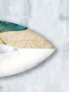1pc Ginkgo Biloba Print Cushion Cover, Modern Throw Pillow Case, Pillow Insert Not Include, For Sofa, Home Decor - Multicolor - View 10