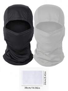 Windproof Thermal Ski & Motorcycle Mask Full Face & Head Cover For Men & Women Face Mask Balaclava Suitable For Football Cycling Motorcycling Hiking Cold Weather Riding Gear Winter Sports With Skiing Snowboarding Motorc - Multicolor - View 9
