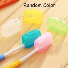 3/5/6/8/12PCS,Portable Toothbrush Holder - Durable Travel Toothbrush Storage Box, Unscented, Easy To Clean Toothbrush Rack, Designed For Personal Care And Hygiene - Multicolor - View 6