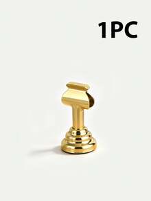 1/3/6pcs Table Number Card Holders, Premium Gold Metal Name Card Holders, Wedding Party Tabletop Decoration Card Holders - Gold - View 7