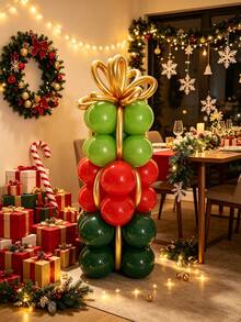 Set Kotak Hadiah Balon Natal 40/55pcs, Termasuk Balon Lateks Aneka Warna dan Balon Ajaib, Dekorasi DIY, Pajangan Pohon Natal, Pesta Liburan, Malam Tahun Baru, Pesta Natal di Rumah - Beraneka warna - View 10