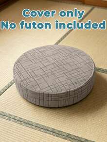 1PC Round Ottoman Covers Jacquard Sofa Ottoman Stool Slipcover All-Inclusive Elastic Putua Tatami Cushion Cover Pouf Cover For Living Room - Multicolor - View 5
