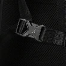 Tas Basket, Tas Laptop, Tas Sekolah, Ransel, Tas Bahu, Unisex, Warna Hitam dengan Logo Jumpman Warna-warni Nike Jordan, Kapasitas Besar, Bahan Polyester, Warna Hitam - Hitam - View 7