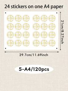 LICVIC Custom Text Christmas Gift Stickers, Personalized Family Name Labels, Elegant Golden Holiday Style, Customized Merry Christmas Envelope Seals, Customizable Gift Wrapping Labels, Christmas Cards, Present Decor, Holiday Party Gifts, Round Sticker - Style B - View 7
