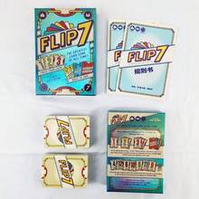 Hasbro Flip 7 adalah permainan kartu papan yang cocok untuk acara kumpul keluarga dan permainan meja santai. Ini adalah permainan kartu interaktif antara orang tua dan anak yang cocok untuk 3 pemain atau lebih. - Perak - View 5