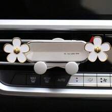 Car Air Vent Phone Holder, Car Air Vent Phone Holder, Floral Design, Auto-Lock, Stable Smartphone Holder, 360 Degree Rotation. Rotatable, Compatible With IPhone And Android, Navigation Function - Multiple Styles - View 2