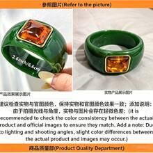 Contrast Marble Pattern Resin Wide Bangle, Marble Texture Design, Light Luxury Inlaid Colorful Stones, Thickened Exaggerated Niche Design Jewelry Bracelet - Multicolor - View 9