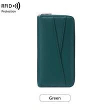 FOREVER MIYIN Women's Long RFID Anti-Theft Phone Wallet, Full Zipper Large Capacity Clutch, Multiple Card Slots + Bill Compartment, Compatible With Smartphones, Suitable For Daily Use And Travel - Multicolor - View 19