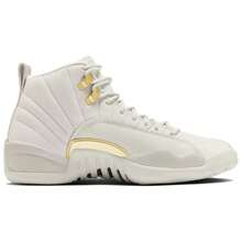 Air Jordan 12 Retro 'Phantom' Cream Metallic-Gold White Sneakers Women FD9101-007 - Multicolor - View 2