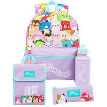Squishmallows Logo Backpack Set - Purple - View 1