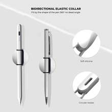 1/5/10pcs Magnetic Pencil Holder For Refrigerator, Pencil Clip, Adjustable Silicone Flexible Pencil Holder, Suitable For Whiteboard, Desk And Clipboard - Multicolor - View 7