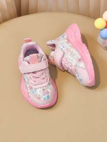New Ditsy Floral Kids' Sports Shoes For Boys And Girls - Pink - View 4