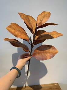 1件人造葉片植物裝飾，適用於居家、辦公桌，情人節禮物 - 彩色 - 查看 10