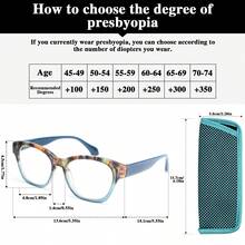 2Pcs Oversized Cat Eye Reading Glasses, Fashionable Printed Design, With High-Quality Spring Hinges, Suitable For Women's Daily Wear, With High-Quality Glasses Storage Bag - White - View 11