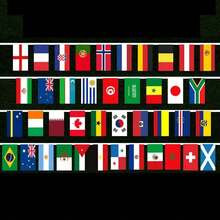 Customized National Flag Banner, Bar Atmosphere Decoration, Fan Supplies, String Flags, Hanging Flags - Multicolor - View 4