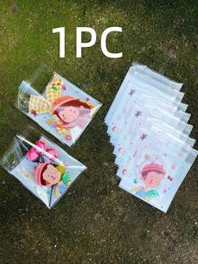 50pcs Cute Cartoon Character Print OPP Self-Sealing Bags, Unisex Pattern, Party Gift Packaging Bags, Suitable For Parties, Gatherings, Events, Decoration - Multiple Styles - View 7