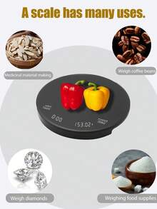 [Hot New Arrival] High-Precision Multi-Functional Kitchen Scale, Multiple Unit Conversions, Accurate To 3 Kg, Kitchen Accessories With Tare Function, Digital Display, Rechargeable. - Multicolor - View 5