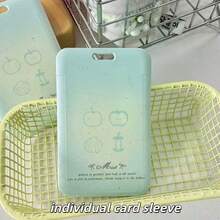 Mint Green Apple Card Holder Keychain ID Badge Protector Lanyard For Subway, Bus, Campus Card, Access Card, Meal Card, Suitable For Students, Office Workers, Fans, Campus Commute, Daily Travel, Anti-Loss Protection, Backpack Charm, Anime Goods Matching, Convention Carrying, Birthday Gift, Holiday Present, Back To School Stock, Cute Style Accessory, Portable Pendant, Dorm Entry, Office Clock-In, Home Daily Use, Commemorative Item, Best Friend Gift, Photo Prop, Festival Good, ID Storage, Card Holder, Travel Companion, Gift Matching - A - View 7