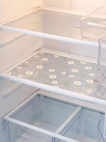 4/8/12pcs Waterproof Small Refrigerator Mat - Moisture-Proof, Non-Slip, Washable And Reusable, EVA Material, Novel Lemon Pattern, Suitable For Small Refrigerators And Kitchen Decor, Refrigerator Mat, Drawer Mat, Shoe Cabinet Mat, Cabinet Mat - View 2