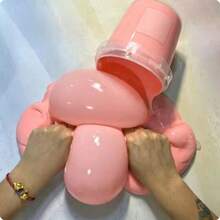 1 Pack Cute Macaron Butter Slime Bucket, Super Soft Fluffy Cloud Slime, Elastic Non-Sticky Stress Relief Squeeze Toy, ASMR Sensory Toy Suitable For Kids And Adults, Relieve Anxiety, Christmas, Halloween, New Year Gifts, Party Favors, Birthday Gifts - Multicolor - View 12