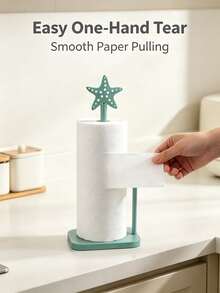 Pink Bow Paper Towel Holder, Cute Wooden Kitchen Countertop Paper Towel Rack, Bow Design Freestanding Roll Dispenser Storage Organizer, Bathroom Accessory & Apartment Home Decor - Multicolor - View 4