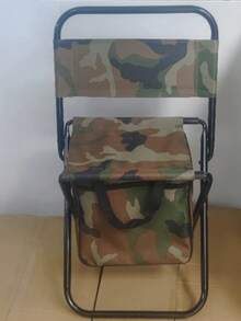3-In-1 Folding Camping Chair With Ice Pack, Lightweight Portable Outdoor Fishing Stool With Backrest And Insulated Storage, Suitable For Picnic And Hiking - Multicolor - View 11