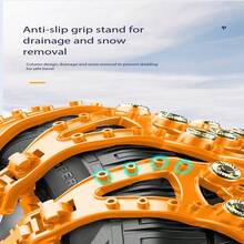 Universal Car Tire Snow Chains For Sedan And SUV, Fishbone Style Anti-Slip Snow Traction Chains With Auto-Tightening - Multiple Styles - View 9