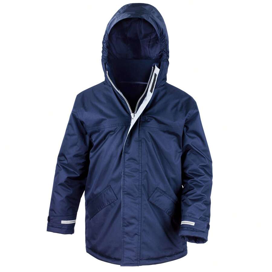 Result Result Core Childrens/Kids Parka - Navy - View 1