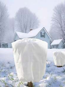 Thick Plant Winter Blanket, Perfect For Spring Use, Protecting Plants From Cold And Insects, And Keeping Them Warm. Ideal For Botanical Gardens And Small Home Gardens. - A - View 8