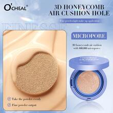Air Cushion Foundation, Lightweight Buildable Coverage Face Makeup With Smooth Natural Finish, Portable Cushion Compact For Everyday Makeup - Multicolor - View 7