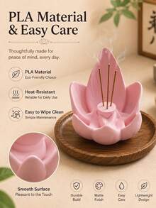 8PCS Creative Lotus-Shaped Aroma Diffuser, A Home Fragrance Decoration That Helps Regulate Mood, Purify The Air, And Aid In Sleep, Meditation, And Relaxation. An Essential Aromatic Tool For Yoga And Meditation Enthusiasts - Multiple Styles - View 2