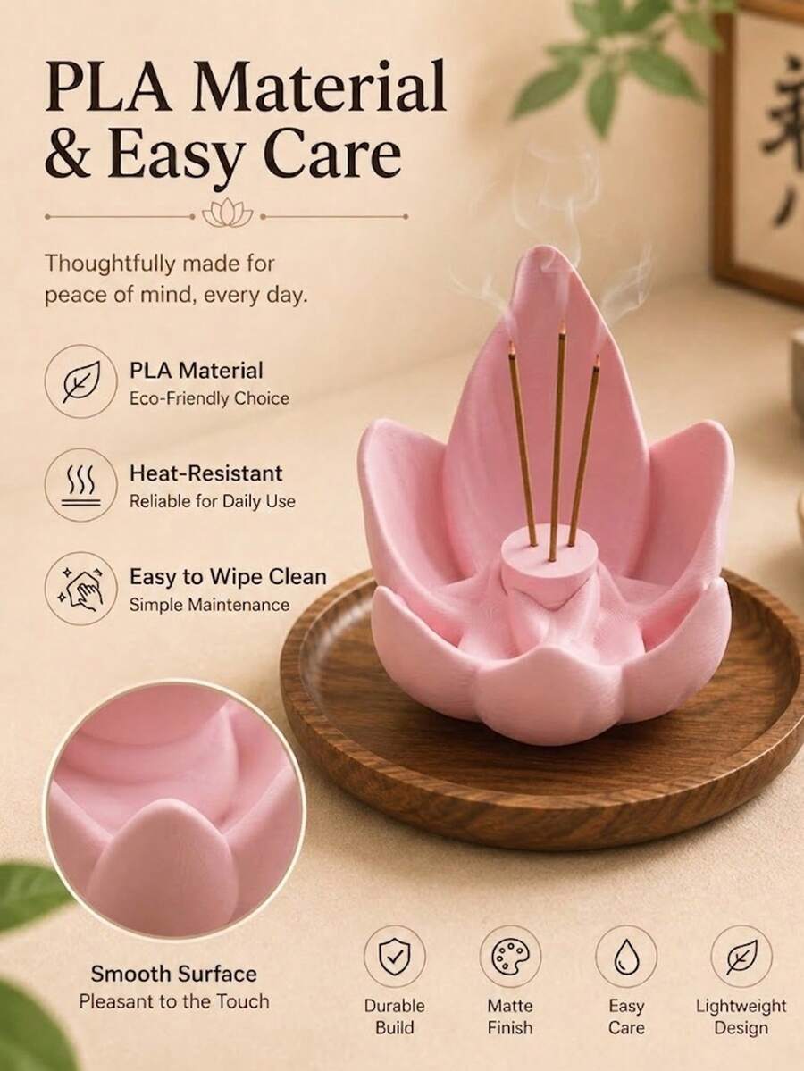 8PCS Creative Lotus-Shaped Aroma Diffuser, A Home Fragrance Decoration That Helps Regulate Mood, Purify The Air, And Aid In Sleep, Meditation, And Relaxation. An Essential Aromatic Tool For Yoga And Meditation Enthusiasts
