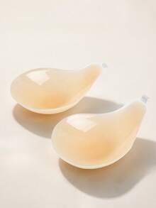 1 Set/10pcs Women's Silicone Back Support Bra, Invisible Shoulder Straps, Lifting Breast Pads, Adhesive Nipple Covers, Suitable For Various Occasions Lingerie Accessories - Multicolor - View 4