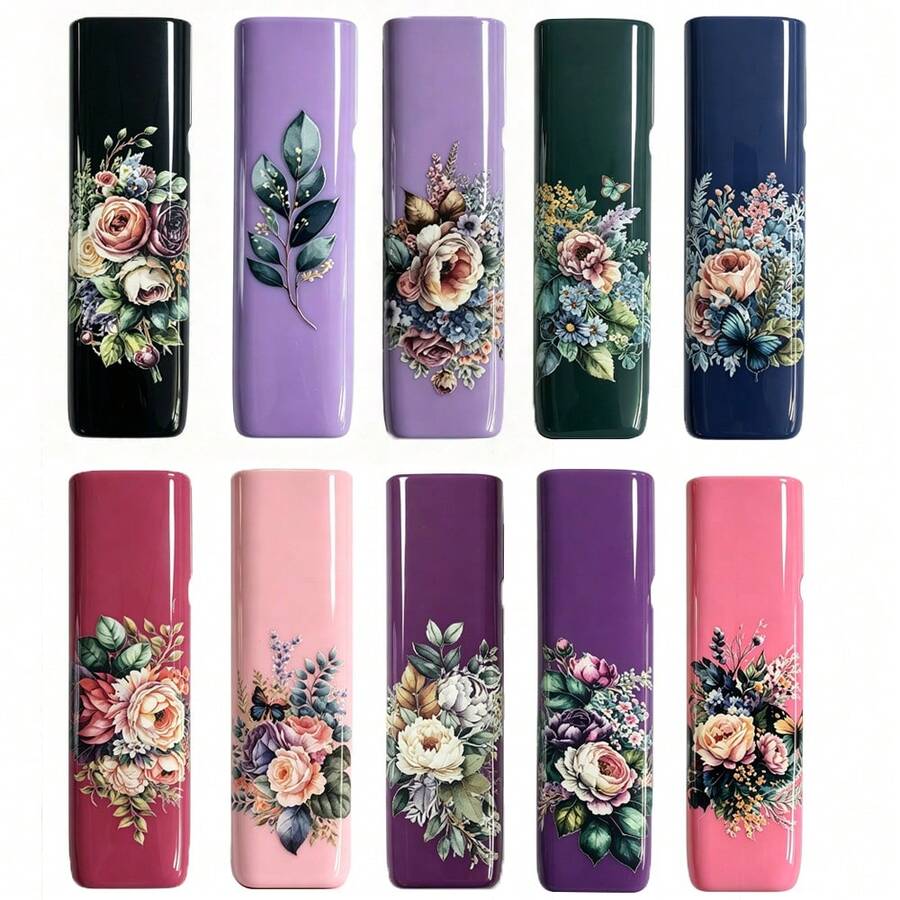 Floral Style Cigarette Case PC Shell Cover, IQUOS Replaceable Cigarette Case, IRUMA ONE/I ONE Accessories - View 1