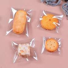 Cookie Packaging Bags, Baking Sealing Machine Bags, Fully Transparent Cookie Self-Sealing Bags 100pcs - Clear - View 4