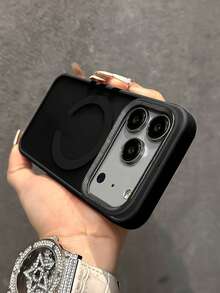 VOUVI 鑽石鏡頭磨砂防震手機殼，適用於 iPhone 18 17 16 15 14 13 12 11 Pro Max，適用於 17 Air 16 15 14 Plus，中性高端手機殼配件 - 黑色 - 查看 34
