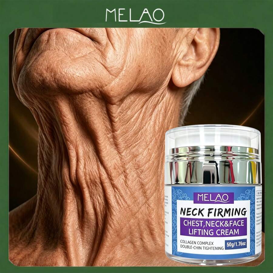 MELAO Firming Neck Cream 50g/1.76oz, Collagen Complex Lifting Cream, Suitable For Neck, Chest And Face, Moisturizes Double Chin Skin Appearance - 50g - View 1