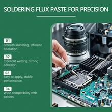 JUE FISH Solder Paste Thermal Conductive Deoxidizing Cleaning Solder Joint Home Electronic Product Repair Soldering Care Paste - A - View 4