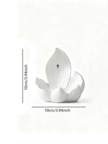 1pc Lotus Aromatherapy Base, Creative Lotus Shaped Incense Burner, Home Fragrance Decor, Helps Regulate Mood And Purify Air, Suitable For Living Room, Bedroom, Room, Desktop Decoration, Dorm Storage, Home Decor, Wedding, Essential Fragrance Tool - A - View 7