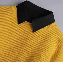 2/1pc Dickey Collar For Women – Detachable Faux Collars,Fake Collar Inserts For Blouses & Sweaters,Women's False Shirt Collars,Comfortable & Stylish - White - View 8
