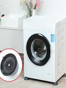 4pcs/8pcs/12pcs Washing Machine Base - Effectively Reduces Vibration During Operation, Lowers Noise, Non-Slip Design Enhances Stability - Washing Machine Anti-vibration Pads - View 7