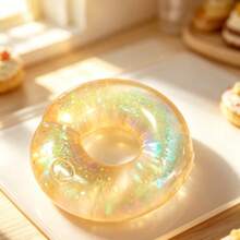 New Maltose Donut Ornaments, Translucent Iridescent Glitter Decor, Creative Desktop Display, Festive Halloween Home Decoration - Multicolor - View 10