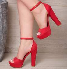 Women Wedges & Platform - Red - View 6