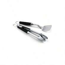BBQ Tongs - Premium Tool Set, Compact Size, 2 Pcs + Single - View 2