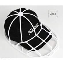 2pcs Baseball Cap Washing Rack, Washing Machine Baseball Cap Cleaning Anti-Deformation Frame, Baseball Cap Cleaning Protection Bracket, Baseball Cap Washing Frame Cage - Multicolor - View 4
