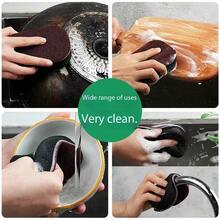 2pcs Magic Sponge Cleaning Eraser, Abrasive Sponge, Multi-Functional Cleaning Sponge, Rust-Proof Foam Cleaning Eraser Suitable For Pots, Kitchen, Tile Walls And Sinks, Cars, Motorcycles - Multiple Styles - View 1