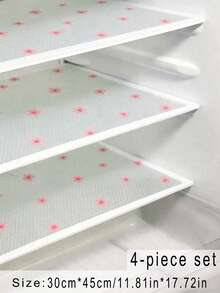 4/8/12pcs Waterproof Small Refrigerator Mat - Moisture-Proof, Non-Slip, Washable And Reusable, EVA Material, Novel Lemon Pattern, Suitable For Small Refrigerators And Kitchen Decor, Refrigerator Mat, Drawer Mat, Shoe Cabinet Mat, Cabinet Mat - View 37