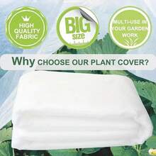 Thick Plant Winter Blanket, Perfect For Spring Use, Protecting Plants From Cold And Insects, And Keeping Them Warm. Ideal For Botanical Gardens And Small Home Gardens. - A - View 6