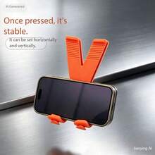 Silicone Phone Stand Foldable Portable Multi-Function Gadget Creative Flexible Folding Convenient X-Shaped Silicone Phone Stand Foldable Portable Multi-Function Gadget Creative Flexible Folding Convenient - View 6